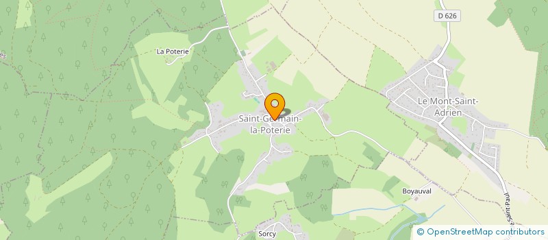 localisation de l'entreprise ADTT MOROY  SAINT-GERMAIN-LA-POTERIE