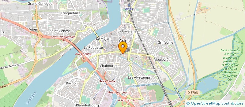 localisation de l'entreprise ADUGARE à ARLES