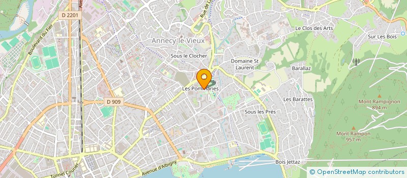 localisation de l'entreprise ADUIRE SERVICES à ANNECY