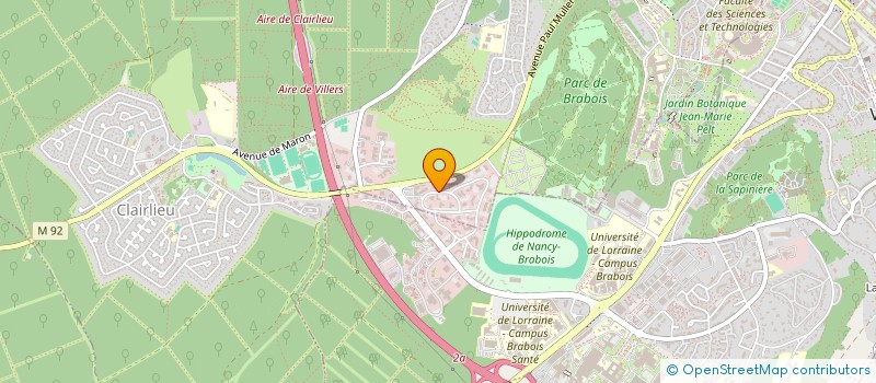 localisation de l'entreprise ADULTES ENFANTS INADAPTES MENTAUX  VILLERS-LES-NANCY