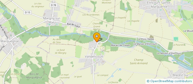 localisation de l'entreprise ADUMDB  VANDELICOURT