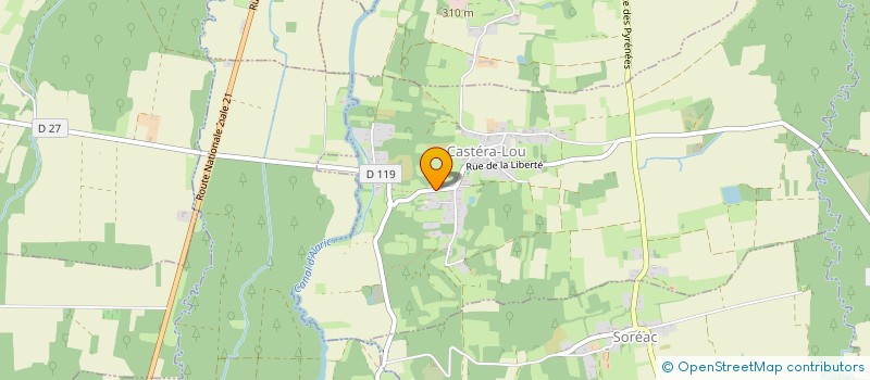 localisation de l'entreprise ADUMESTRE CONSULTING  CASTERA-LOU