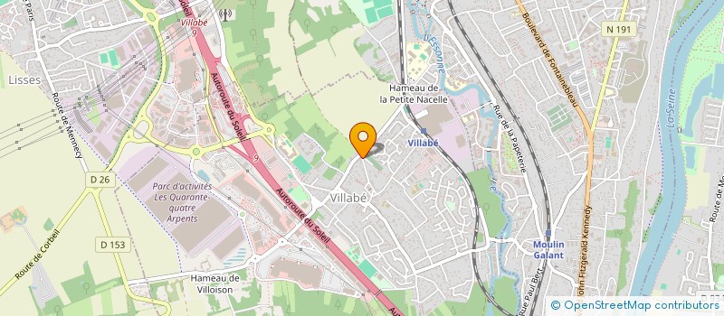 localisation de l'entreprise ADUNAWORLD  VILLABE