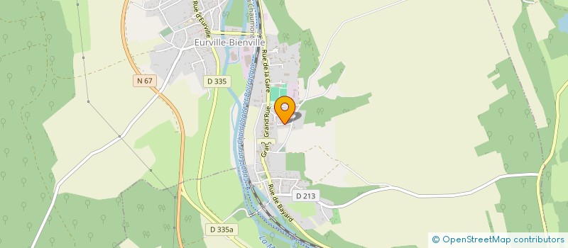 localisation de l'entreprise ADURA à EURVILLE-BIENVILLE