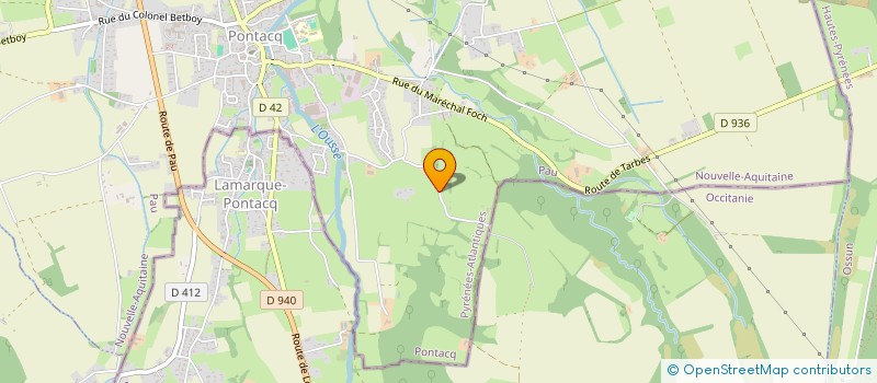 localisation de l'entreprise ADURIZ  PONTACQ