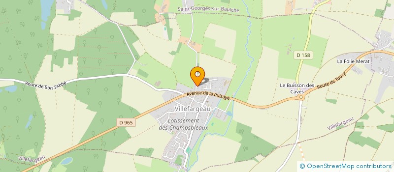 localisation de l'entreprise ADURRAVIL  VILLEFARGEAU