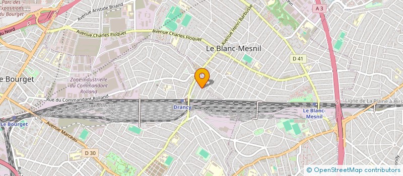 localisation de l'entreprise ADUT GROUP à DRANCY