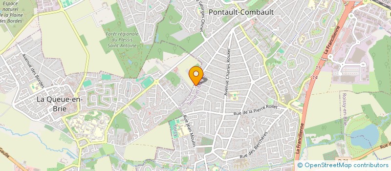 localisation de l'entreprise ADV  PONTAULT-COMBAULT