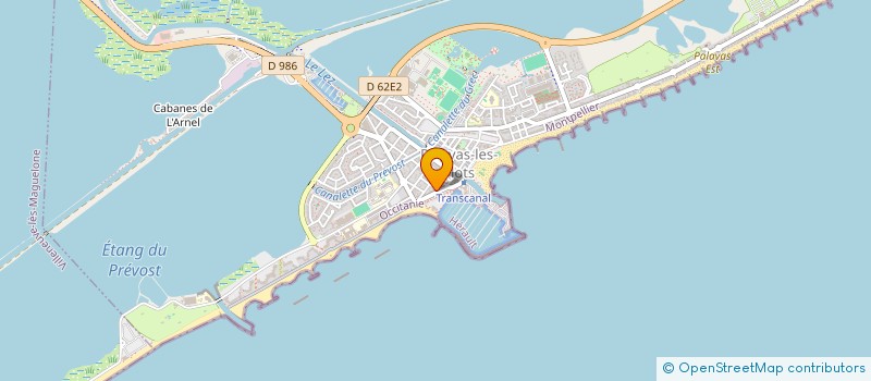 localisation de l'entreprise ADV à PALAVAS-LES-FLOTS