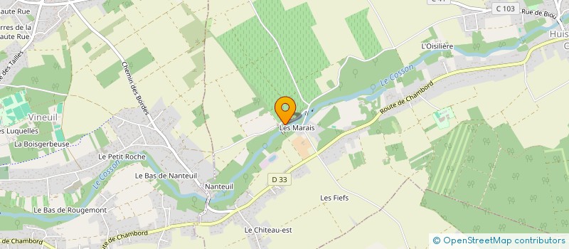 localisation de l'entreprise ADV  HUISSEAU-SUR-COSSON