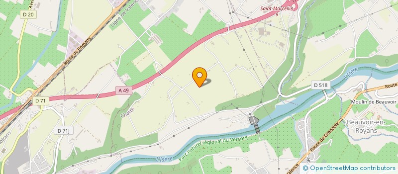 localisation de l'entreprise ADV  CHATTE