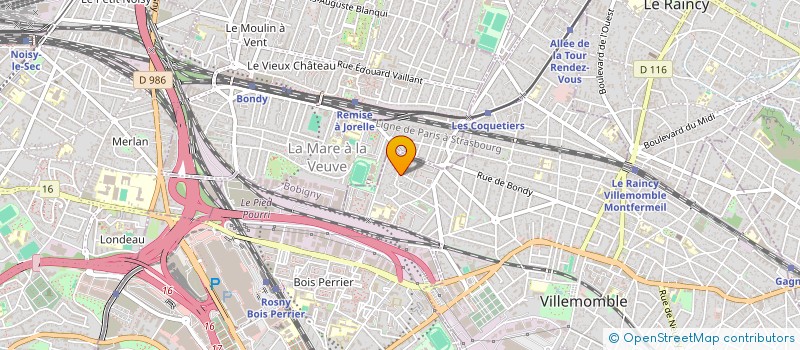 localisation de l'entreprise ADV à VILLEMOMBLE