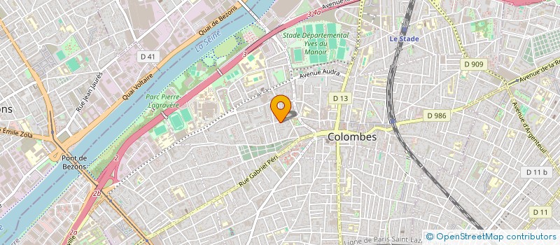 localisation de l'entreprise ADV AIDE 92 à COLOMBES