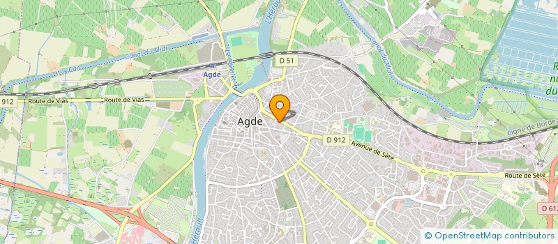 localisation de l'entreprise ADV BATIMENT  AGDE