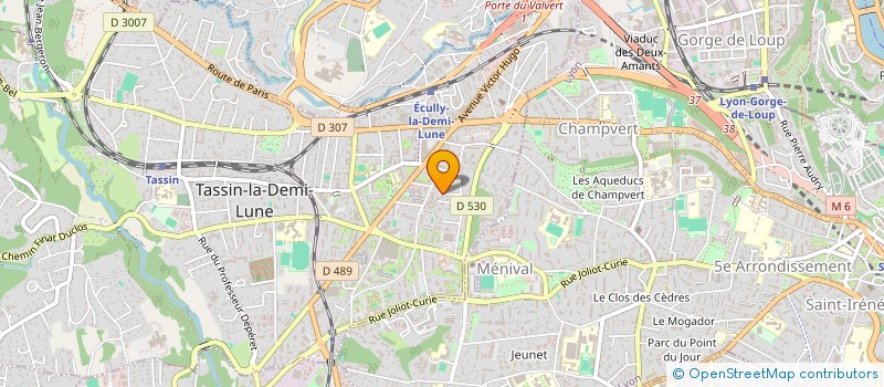 localisation de l'entreprise ADV COFFRE FORT à TASSIN-LA-DEMI-LUNE