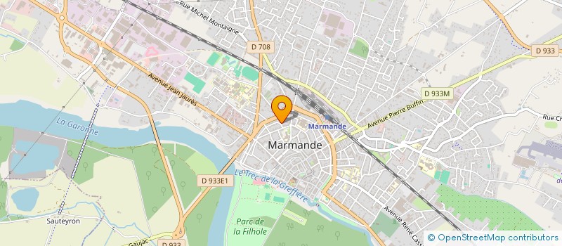 localisation de l'entreprise ADV COMMUNICATION à MARMANDE