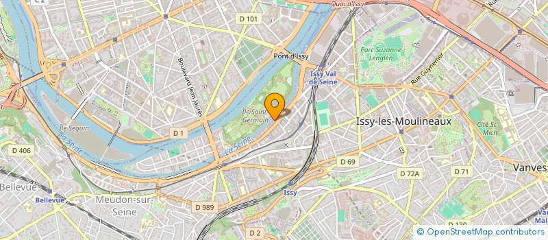 localisation de l'entreprise ADV CONSEIL à ISSY-LES-MOULINEAUX