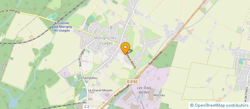 localisation de l'entreprise ADV CONSULTING à MARIGNY-LES-USAGES
