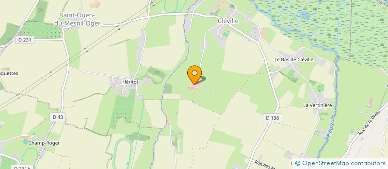 localisation de l'entreprise ADV COURTAGE  CLEVILLE