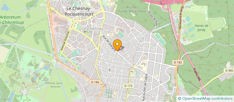 localisation de l'entreprise ADV CREATIONS  LE CHESNAY-ROCQUENCOURT