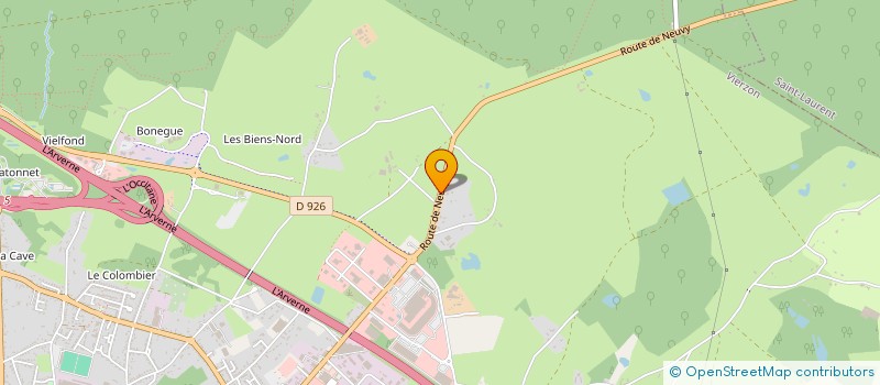 localisation de l'entreprise ADV ELECTRICITE  VIERZON