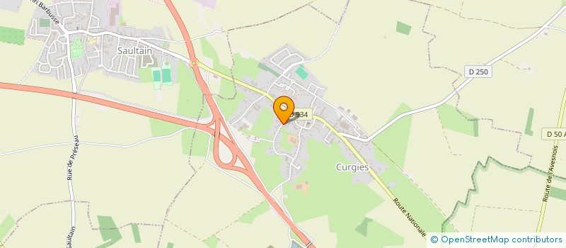 localisation de l'entreprise ADV FAMARS  CURGIES