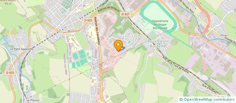 localisation de l'entreprise ADV INVEST à DIEPPE