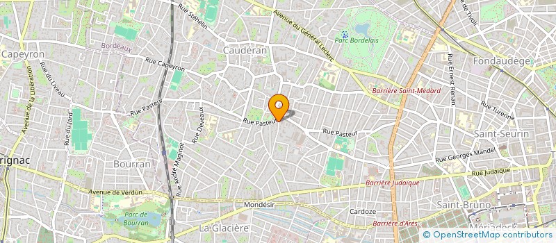 localisation de l'entreprise ADV PLOMBERIE à BORDEAUX