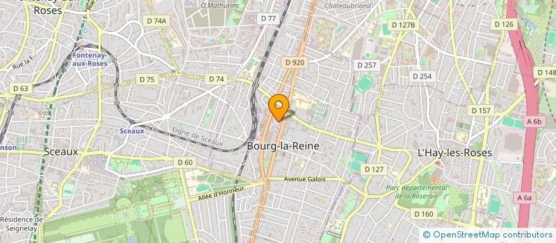 localisation de l'entreprise ADV SERVICES à BOURG-LA-REINE