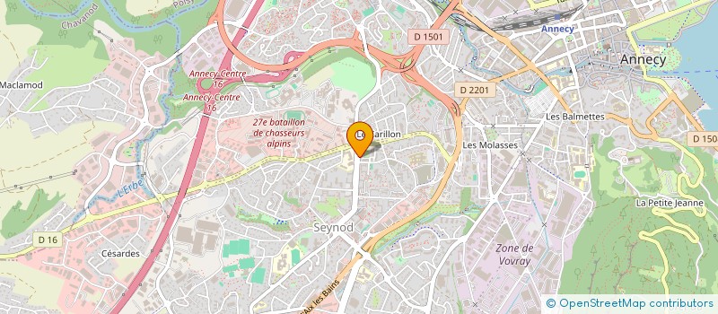 localisation de l'entreprise ADV SOLUTIONS à ANNECY