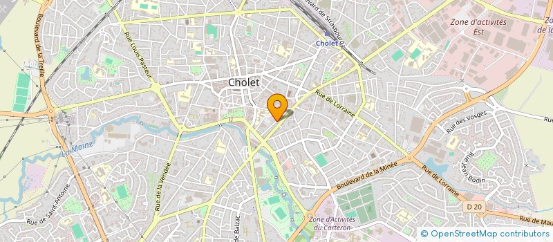 localisation de l'entreprise ADV START à CHOLET