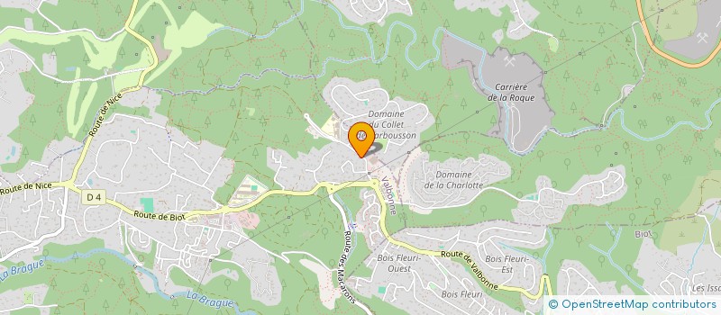 localisation de l'entreprise ADV THERMIC  VALBONNE