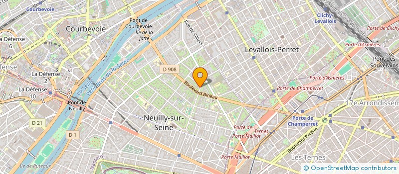 localisation de l'entreprise ADVADIM à NEUILLY-SUR-SEINE