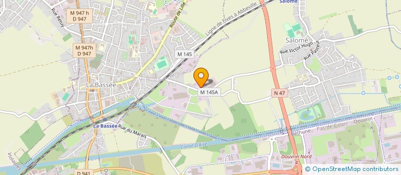 localisation de l'entreprise ADVALA  SALOME