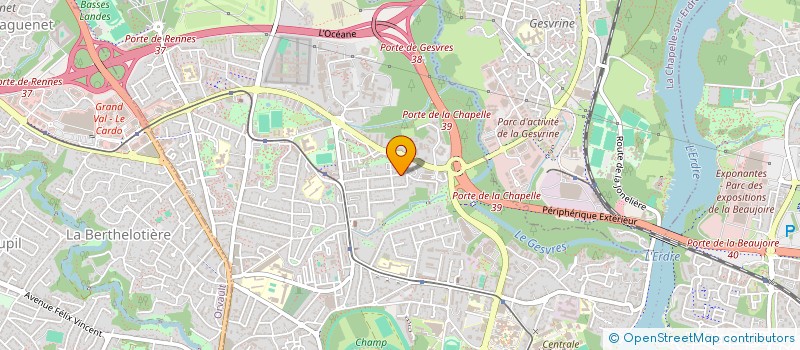 localisation de l'entreprise ADVALIANS à NANTES