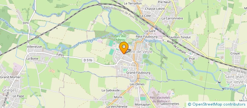 localisation de l'entreprise ADVALIS CONSULTING  PONT-DE-VEYLE