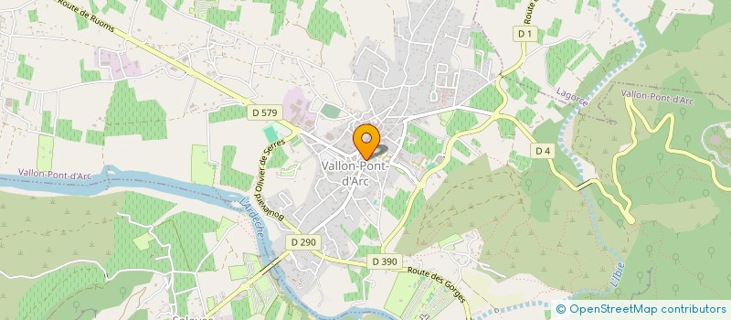 localisation de l'entreprise ADVAMA EXPERTISE ET CONSEILS  VALLON-PONT-D'ARC