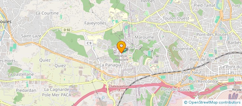 localisation de l'entreprise ADVANCE à TOULON