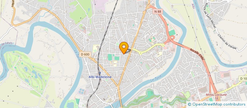 localisation de l'entreprise ADVANCE à ALBI