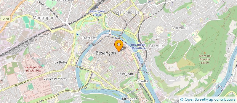 localisation de l'entreprise ADVANCE  BESANCON