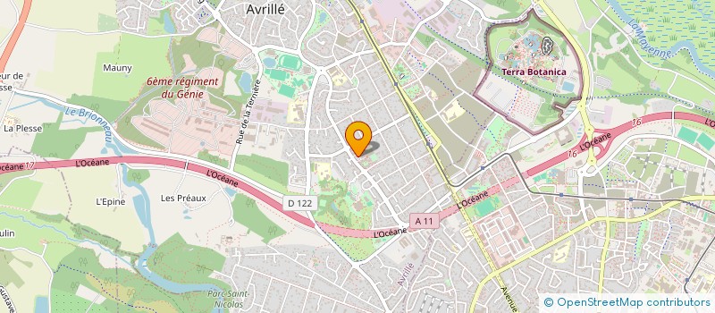 localisation de l'entreprise ADVANCE à AVRILLE