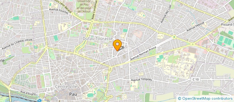 localisation de l'entreprise ADVANCE CONSULTING à PAU