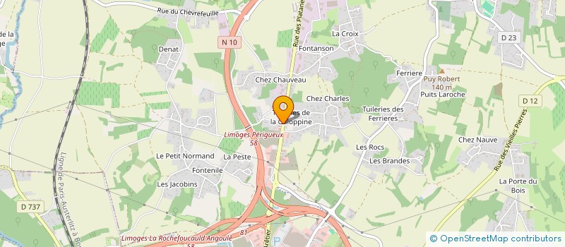 localisation de l'entreprise ADVANCE GARDIENNAGE SURVEILLANCE ET SECURITE à CHAMPNIERS