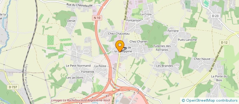 localisation de l'entreprise ADVANCE GLOBAL SERVICES à CHAMPNIERS