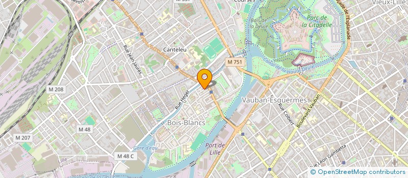 localisation de l'entreprise ADVANCE INFO à LILLE
