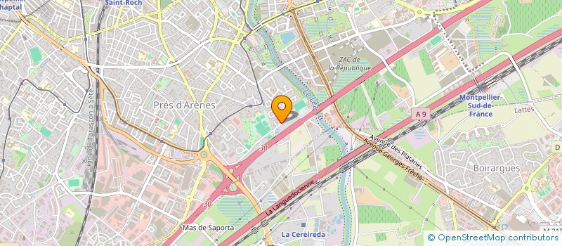 localisation de l'entreprise ADVANCE PROTHESES EURL à MONTPELLIER