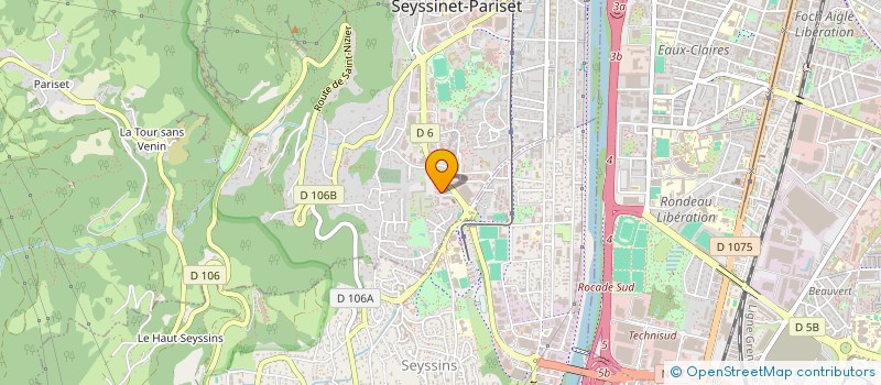 localisation de l'entreprise ADVANCED AUDIO VIDEO SYSTEMS à SEYSSINET-PARISET