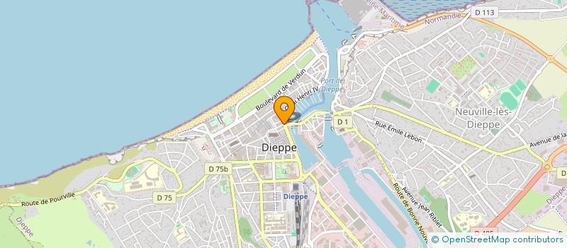 localisation de l'entreprise ADVANCED CHANNEL EXPRESS à DIEPPE