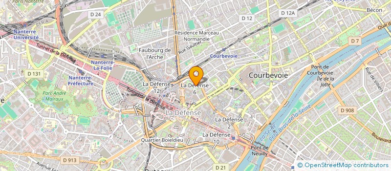 localisation de l'entreprise ADVANCED CONCEPT à COURBEVOIE