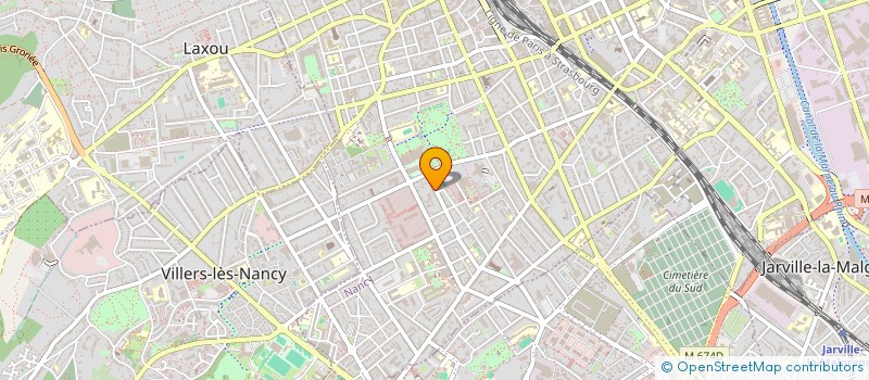 localisation de l'entreprise ADVANCED COSMETICS à NANCY